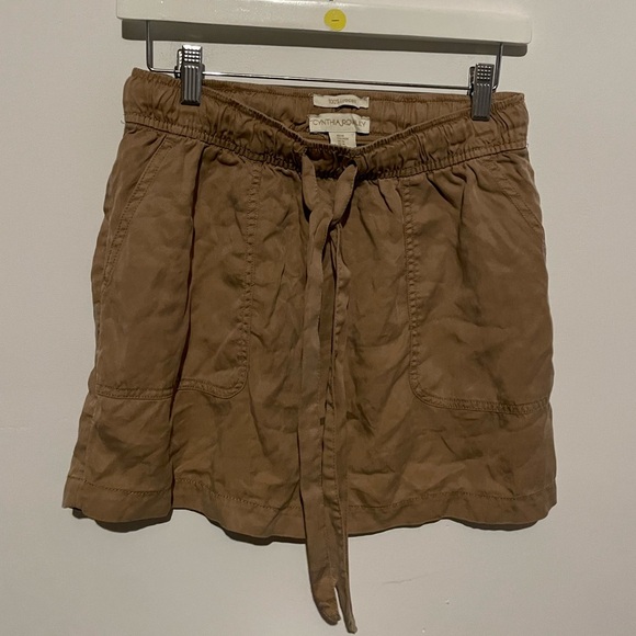 Women’s Cynthia Rowley Skirt Sz M,khaki . Lyocell - Picture 1 of 3